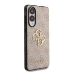 Guess PU 4G Metal Logo Pink Kryt Samsung Galaxy S25 Edge
