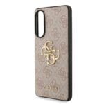Guess PU 4G Metal Logo Pink Kryt Samsung Galaxy S25 Edge