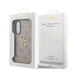 Guess PU 4G Metal Logo Pink Kryt Samsung Galaxy S25 Edge
