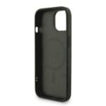 Guess PU Leather 4G Colored Ring Strap MagSafe Black Kryt iPhone 14