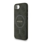 Guess PU Leather 4G Colored Ring Strap MagSafe Black Kryt iPhone 16e