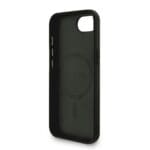 Guess PU Leather 4G Colored Ring Strap MagSafe Black Kryt iPhone 16e