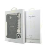Guess PU Leather 4G Colored Ring Strap MagSafe Black Kryt iPhone 16e