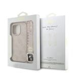 Guess PU Leather 4G Colored Ring Strap MagSafe Pink Kryt iPhone 16 Pro