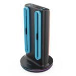 iPega SW2051 Charging Station with RGB for Nintendo JoyCon Controllers Switch 2 Black