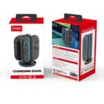 iPega SW2051 Charging Station with RGB for Nintendo JoyCon Controllers Switch 2 Black