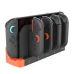 iPega SW2185 Charging Station for JoyCon Drivers Nintendo Switch 2 Black