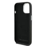 Karl Lagerfeld Grained PU K&CH Heads Black Kryt iPhone 15