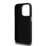 Karl Lagerfeld Grained PU K&CH Heads Black Kryt iPhone 15 Pro