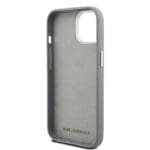 Karl Lagerfeld Grained PU K&CH Heads Grey Kryt iPhone 15