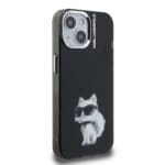 Karl Lagerfeld IML Aquarelle Choupette Black Kryt iPhone 15