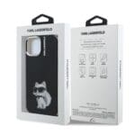 Karl Lagerfeld IML Aquarelle Choupette Black Kryt iPhone 15