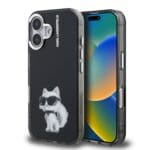 Karl Lagerfeld IML Aquarelle Choupette Black Kryt iPhone 16