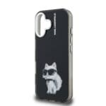Karl Lagerfeld IML Aquarelle Choupette Black Kryt iPhone 16