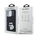 Karl Lagerfeld IML Aquarelle Choupette Black Kryt iPhone 16 Pro