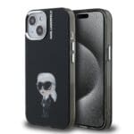 Karl Lagerfeld IML Aquarelle Karl Black Kryt iPhone 15