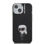 Karl Lagerfeld IML Aquarelle Karl Black Kryt iPhone 15