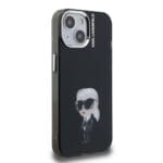 Karl Lagerfeld IML Aquarelle Karl Black Kryt iPhone 15