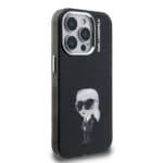 Karl Lagerfeld IML Aquarelle Karl Black Kryt iPhone 15 Pro