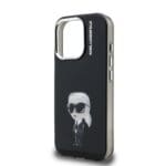 Karl Lagerfeld IML Aquarelle Karl Black Kryt iPhone 15 Pro