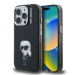 Karl Lagerfeld IML Aquarelle Karl Black Kryt iPhone 15 Pro Max