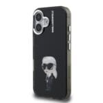 Karl Lagerfeld IML Aquarelle Karl Black Kryt iPhone 16