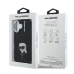 Karl Lagerfeld IML Aquarelle Karl Black Kryt iPhone 16