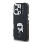 Karl Lagerfeld IML Aquarelle Karl Black Kryt iPhone 16 Pro