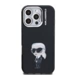 Karl Lagerfeld IML Aquarelle Karl Black Kryt iPhone 16 Pro