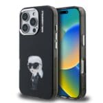 Karl Lagerfeld IML Aquarelle Karl Black Kryt iPhone 16 Pro Max