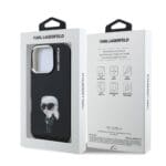 Karl Lagerfeld IML Aquarelle Karl Black Kryt iPhone 16 Pro Max