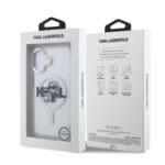 Karl Lagerfeld IML Glitter Karl and Choupette Sketch MagSafe Transparent Kryt iPhone 16