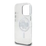 Karl Lagerfeld IML Glitter Karl and Choupette Sketch MagSafe Transparent Kryt iPhone 16 Pro Max