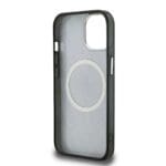 Karl Lagerfeld IML K&CH Heads Repeated Logo MagSafe Black Kryt iPhone 15