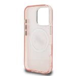 Karl Lagerfeld IML K&CH Heads Repeated Logo MagSafe Pink Kryt iPhone 16 Pro