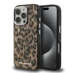 Karl Lagerfeld IML Leopard MagSafe Brown Kryt iPhone 16 Pro