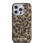 Karl Lagerfeld IML Leopard MagSafe Brown Kryt iPhone 16 Pro Max