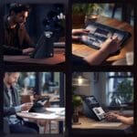 Nillkin Bumper PRO Protective Stand Multi-angle pro iPad Pro 12.9 2020/2021/2022/ Air 13 2024/2025 Sapphire Blue