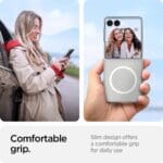 Spigen Airskin Mag MagSafe Crystal Clear/White Kryt Samsung Galaxy Z Flip 7