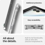 Spigen Airskin Mag MagSafe Crystal Clear/White Kryt Samsung Galaxy Z Flip 7