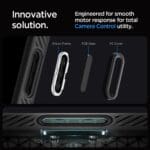 Spigen Liquid Air ”T” Mag MagSafe Matte Black Kryt iPhone 16 Pro