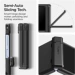 Spigen Tough Armor Pro Mag MagSafe Black Kryt Samsung Galaxy Z Flip 6/7 Fe
