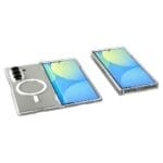 Spigen Ultra Hybrid Pro Mag MagSafe Clear/White Kryt Samsung Galaxy Z Fold 7