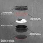 Tech-Protect 3M Pouch Apple Airtag 1 / 2 Black