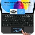 Tech-Protect Smartcase Magnetic + Keyboard iPad 10.9” 10 / 2022 / 11” 11 / 2025 Black