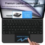 Tech-Protect Smartcase Magnetic + Keyboard iPad Pro 12.9” 4 / 5 / 6 / 2020-2022 / Air 13” 1 / 2 / 2024-2025 Black