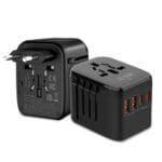 Tech-Protect Ta200 Travel Adapter Eu / Uk / Us / Au Black