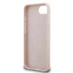 Guess PU 4G Strass Triangle Metal Logo Pink Kryt iPhone 16e