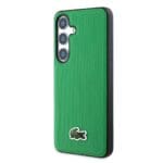 Lacoste Iconic Petit Pique Woven Logo MagSafe Green Kryt Samsung Galaxy S25