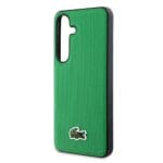 Lacoste Iconic Petit Pique Woven Logo MagSafe Green Kryt Samsung Galaxy S25